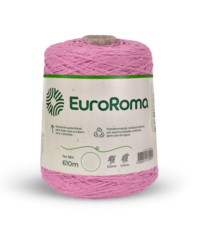 Barbante Nº6 Cores - 600g - EuroRoma - N°6 - 903 - Azul Royal