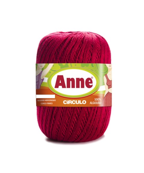 Anne 500 - Círculo - 3583 - Cereja - Armarinhos Nodari