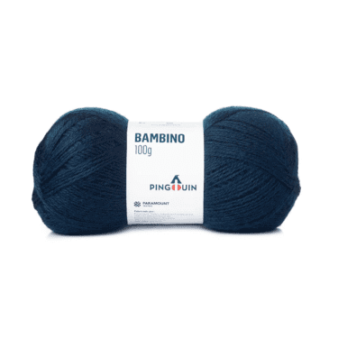 【SAQUINA】ピノ Lã Bambino 100g - Pingouin - 7591 - Marinho Bebê - Armarinhos Nodari