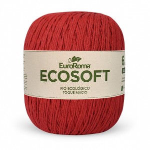 Barbante Ecosoft N°6 8/12 - 452m - Cores - EuroRoma - 250 - Preto