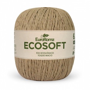Barbante Ecosoft N°6 8/12 - 452m - Cores - EuroRoma - 250 - Preto
