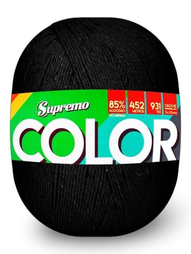 Barbante Color N°6 - 452m - Supremo - 42 - Verde Bandeira