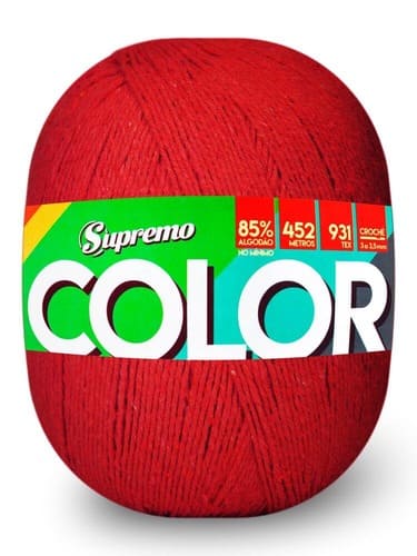 Barbante Color N°6 - 452m - Supremo - 02 - Azul Royal - Armarinhos