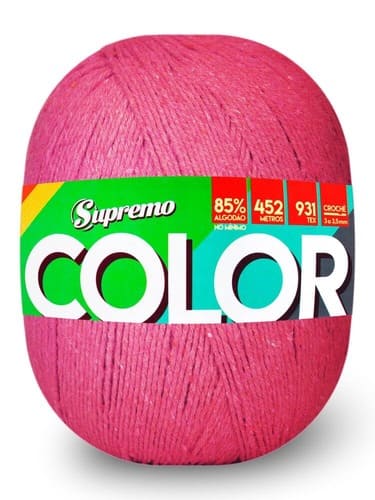 Barbante Color N°6 - 452m - Supremo - 42 - Verde Bandeira