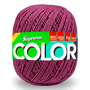 Barbante Color N°6 - 452m - Supremo - 42 - Verde Bandeira