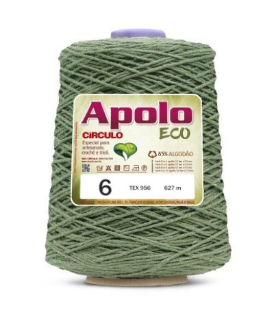Barbante Apolo Eco Nº6 - 600g - Círculo - 7466 - Castanha