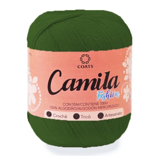 Camila Fashion 500m - Coats Corrente - 00835 - Verde - Armarinhos