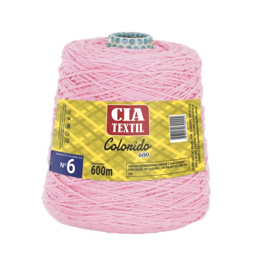 Barbante Colorido N°6 - 600m - Cia Textil - Verde Musgo