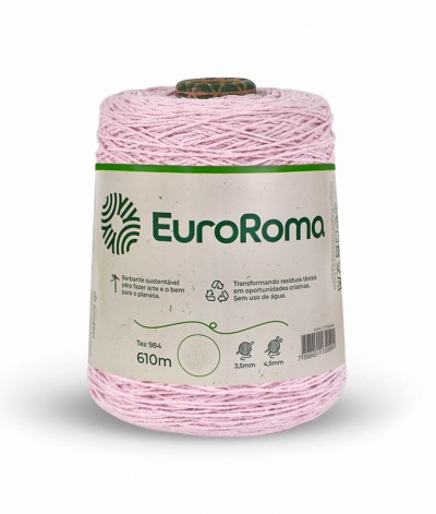 Barbante Nº8 Cores - 600g - EuroRoma - N°8 - 600 - Lilás Claro