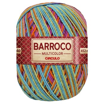 ペロマ Barbante Barroco Multicolor Nº6 - 400g - Círculo - 9278 - Lhama