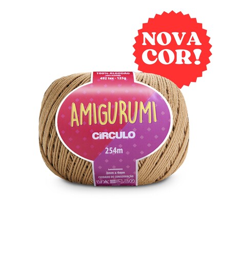 Fio Amigurumi 125g - Círculo - 7603 - Castor - Armarinhos Nodari