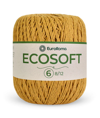 Barbante Ecosoft N°6 8/12 - 452m - Cores - EuroRoma - 700 - Salmão