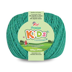 Premium Kids 160g - Fial - 47 - Verde Bandeira - Armarinhos Nodari