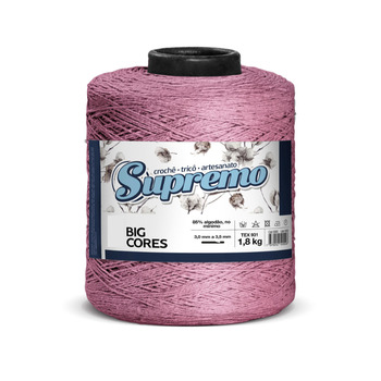 Barbante Nº6 Cores - 1,800Kg - Supremo - N°6 - 24 - Cenoura