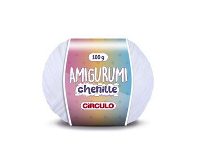 Amigurumi Chenille 100g - Círculo - 8176 - Off White - Armarinhos
