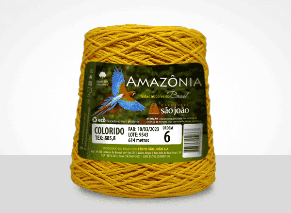 マロンロロミ Barbante Amazônia - N°6 - 614m - São João - Caramelo - 31